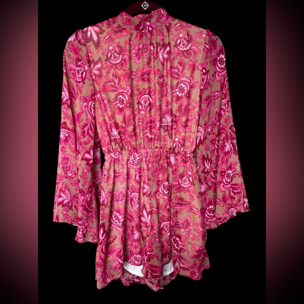 FP to Love Floral Pink Jumpsuit Size Small